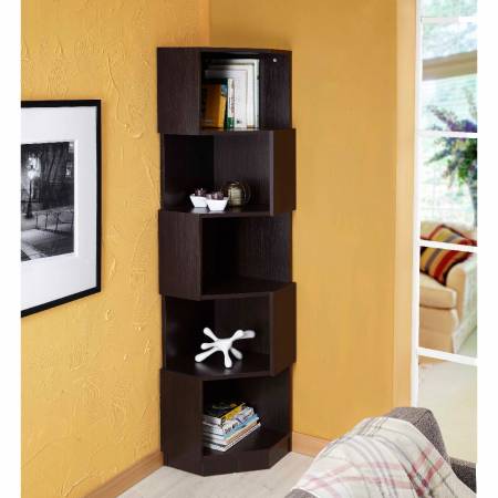 Сборка старинного книжного шкафа из орехового дерева завершена.